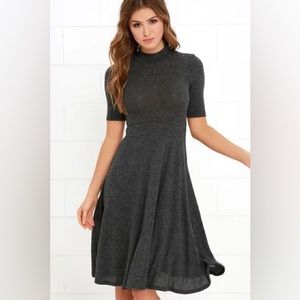 Cynthia Rowley short sleeve, turtle neck sweater dress